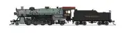 Broadway Limited 3993 N Scale T&P Light Mikado #802