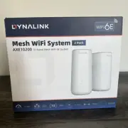 Dynalink AXE10200 Tri-Band WiFi 6E Whole Home Mesh System