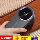 Electric Lint Remover Fabric Shaver Digital Display for Household (Grey)