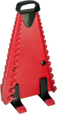 Ernst 5230 30 Tool Wrench Tool Tower - Red SAE and MM USA Wrench Organizer
