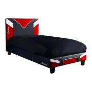 X Rocker Cerberus Junior Single Esports Gaming Bed Frame Compact Style Red