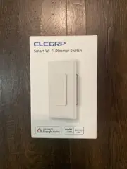 Elegrp Smart Wi-Fi Dimmer Switch Smart Home Light Switch White
