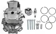 Cylinder Piston Assembly Cylinder Piston Kit for Ho&nd&a GX35 GX35NT Lawn Mower Mounts Bolts Sealing Ring Cylinder Assembly Piston Pin Circlips