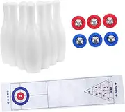 Family-Friendly Mini Bowling Game Indoor Playset for Boys and Girls Toddlers Portable Bowling Set Materials