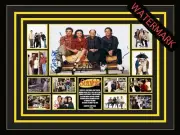 SEINFELD LIMITED EDITION SIGNED & FRAMED MEMORABILIA -JERRY SPRINGER LARRY DAVID