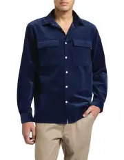 [Marcs] Electric Cord Shirt in Royal Blue