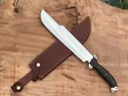 Handmade J2 steel Camping outdoor Fishing EDC BLADE Knife Machete with cover