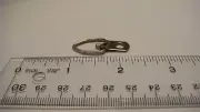 50 MEDIUM ZINC PLATED TRIANGLE D-RING PICTURE HANGERS 50 # 6 3/8" SCREW +SAMPLE