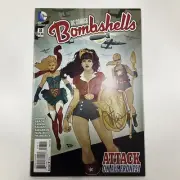 DC COMICS BOMBSHELLS 8 SIGNED ANT LUCIA NM NEAR MINT DC COMICS