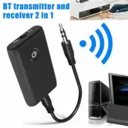 Bluetooth Transmitter Receiver 2 in 1 Wireless Audio 3.5mm Jack Aux Adapter2024