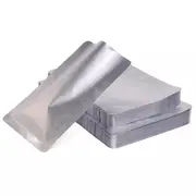 Heat Seal Food Aluminum Storage Bags Mylar Food Vacuum Foil 8x12cm 100x