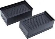 SHINEOFI 2pcs Heightened Foot Pads Furniture Savers Protector Square Slip Rug Underlay for Couch Feet