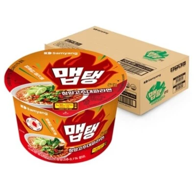 Samyang Maptang Big Cup Cheongyang Chili Pepper Ramen 110gx 16pcs Korean Ramen