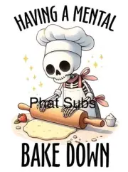 Sublimation Print Mental Bake Down Ready To Press Heat Transfer
