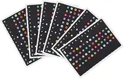 Abaodam 6 Sheets Ukulele Note Stickers Set of Scale Decals for Beginners Easy to Apply Remove for Quick Identification of Sound Names Ukuleles