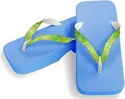 Hajime(一歩) [One Step] [Hajime] Geta Geta Clogs, Soft and Water Resistant, Made of Sponge, 10.6 inches (27 cm), SB/Fireworks x Green, Fireworks x Green (Hanabi x Green/27), Hannabi × Green, 27.0 cm