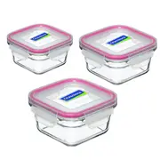 Glasslock Oven Safe Square Glass Container - 900mL