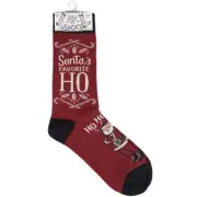 Santa's Favorite Ho | Christmas Socks | One Size Fits Most | Humor