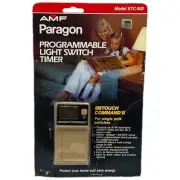 NOS Amf Paragon Programmable Light Switch Timer ETC 502 Touch Command 2