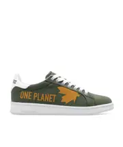 Boxer leaf-graphic low-top sneakers 44,43 White