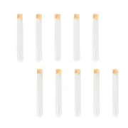 10Pcs Glass Test Tubes with Corks for Laboratory Sample Storage