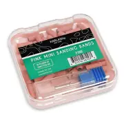 Karlash Professional Nail Mini Sanding Bands Pink Fine Grit File + Mini...