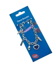 Melbourne Demons AFL Charm Bracelet Team Logo Charms Jewellery