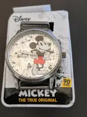 New Accutime Mickey Mouse 90th Anniversary Watch in original packaging