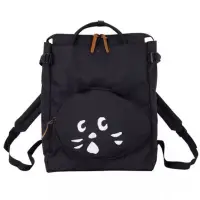 在飛比找蝦皮購物優惠-Nya 驚訝貓 黑貓 後背包 A4 多功能收納 肩背包 背包