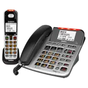Uniden SSE47 + 1 Sight & Sound Enhanced Corded and Cordless Digital Phone System