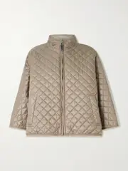 [Max Mara] Max Mara - The Cube Delfina Quilted Shell Jacket - Light brown - UK 18 UK 18 Brown