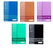 Colourhide A4 Notebook 120pg - Black