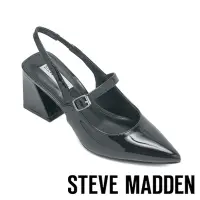 在飛比找Yahoo奇摩購物中心優惠-STEVE MADDEN-HAILSEY 尖頭繞踝粗跟高跟鞋