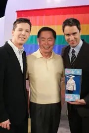 Will & Grace Sean Hayes as Jack McFarland George Takei as himself - Old Photo