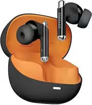 ZIPFORCE True Wireless Earbuds, Fully in-Ear Bluetooth 5.3 Headphones 4-Mics ENC Clear Call, Bluetooth Earbuds Touch Control 40 Playtime, IPX6 Waterproof TWS, Light-Weight Earphones, Black
