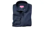 Brook Taverner Womens/Ladies Banff Long Sleeve Chambray Shirt (Denim) - UTPC3877