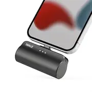 iWALK Portable Charger with Built in Cable, 3350mAh Mini Power Bank Small Battery Pack Compatible with iPhone 14/13/13 Pro/12/12 Pro/11/XR/XS/X/8/7/6, Black