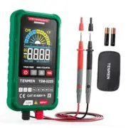TSM-522S Digital Multimeter, TRMS 4000 Counts Voltage Tester, Voltmeter Green