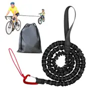 Parent-Child Bike Tow Rope MTB Elastic Belt Cycling Stretch Pull Strap for Long Ride Going Uphill