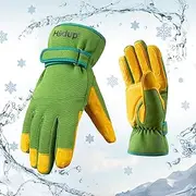 HODUP Waterproof Insulated Winter Work Gloves,Thermal Lining High Dexterity Touchscreen Synthetic Leather Cold Weather Gloves