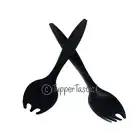 Tupperware Salad Spaghetti Servers Set in Black Alfresco Brand NEW!
