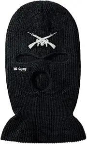 [FASHIXD] 3 Hole M16A4 Ski Mask Full Face Balaclava Winter Outdoor Sports Neck Warmer Thermal Cycling for Men Women