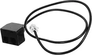 TEHAUX Telephone Cable Adapter Rj9 Phone Line Splitter for 4p4c Detachable Line Adaptor