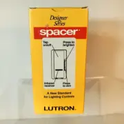 LUTRON SP-600-LA Single-Pole IR Dimmer Slide Switch Light Almond Genuine 600W