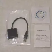 USB 3.0 to VGA Adapter for Dual Monitor Easy Setup. Mirror or Extend HD Display
