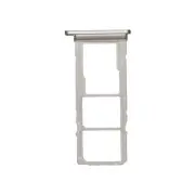SIM microSD Card Tray Dual for Samsung Galaxy A05s Silver Replacement Repair
