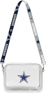 Littlearth Dallas Cowboys NFL Clear Fanny Fan Purse