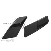 ✈2Pcs Engine Bonnet Air Vent Cover Front Bonnet Decoration Replace For
