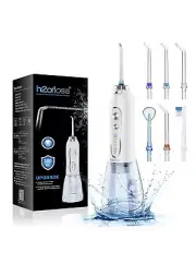 H2ofloss Water Dental Flosser Portable Dental Oral Irrigator with 5 Modes