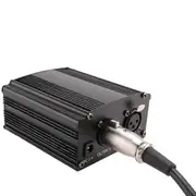 For 48V Phantom Power Bm 800 Microphone Supply with Adapter XLR Audio Cable for Any Music Recording Black